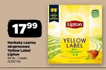 Netto Herbata Lipton Yellow Label Tea oferta