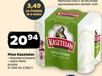 Netto Piwo Kasztelan Jasne Pełne oferta