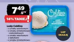 Netto Lody o smaku śmietankowo-truskawkowym Coldino oferta