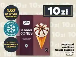 Netto Chocolate & vanilla cones Gelato Classico oferta