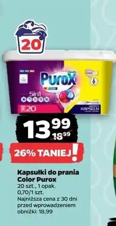 Netto Kapsułki do prania kolor Purox oferta