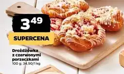 Netto Drożdżówka z czerwoną porzeczką oferta