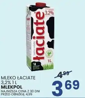 Wafelek Mleko łaciate 3.2% 1 l Mlekpol oferta