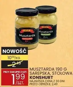 Wafelek Musztarda 190 g sarepska, stołowa Koneser oferta