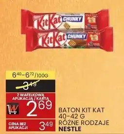 Wafelek Baton kit kat 40 g różne rodzaje Nestle oferta