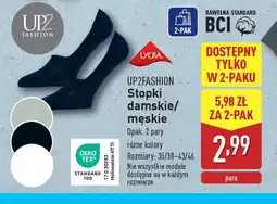 ALDI Stopki damskie/męskie UP2FASHION oferta