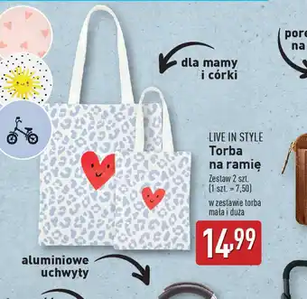 ALDI Torba na ramię Live in Style oferta