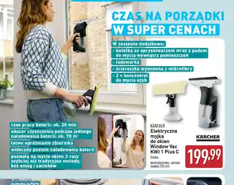 ALDI Elektryczna myjka do okien Kärcher Window Vac KWI 1 Plus C oferta