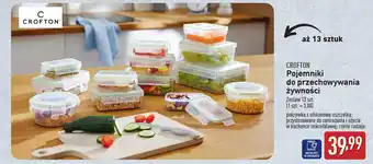 ALDI Pojemniki do przechowywania żywności Crofton oferta
