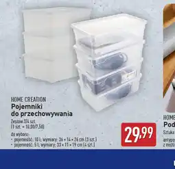ALDI Pojemniki do przechowywania Home Creation oferta