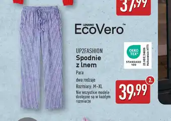 ALDI Spodnie z lnem UP2FASHION oferta