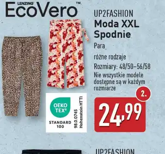 ALDI Spodnie UP2FASHION Moda XXL oferta