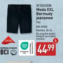 ALDI Bermudy jeansowe UP2FASHION Moda XXL oferta