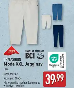 ALDI UP2FASHION Moda XXL Jegginsy oferta