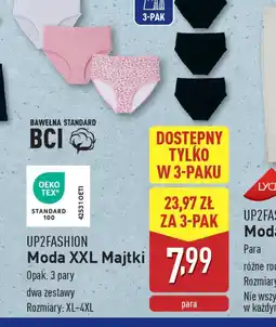 ALDI UP2FASHION Moda XXL Majtki oferta
