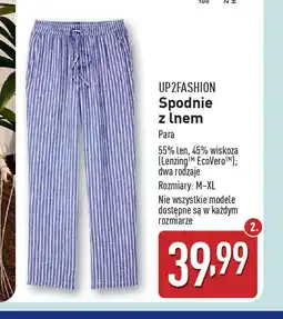 ALDI Spodnie z lnem UP2FASHION oferta