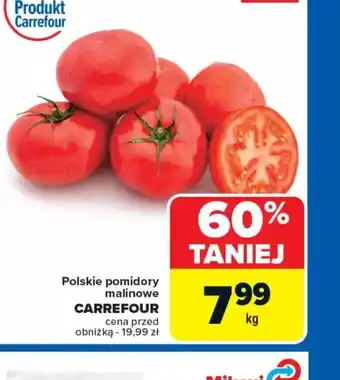 Carrefour Polskie pomidory malinowe Carrefour oferta