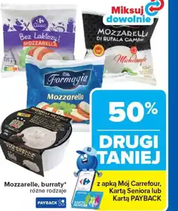 Carrefour Mozzarella, burrata oferta