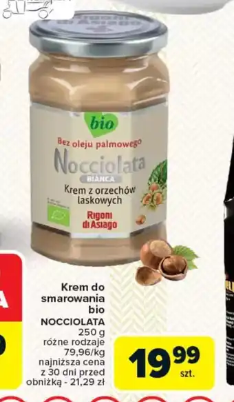 Carrefour Krem do smarowania bio Nocciolata oferta