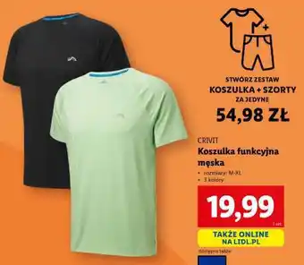 Lidl CRIVIT Koszulka funkcyjna męska oferta