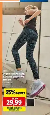 Lidl Legginsy funkcyjne damskie z wysokim stanem oferta
