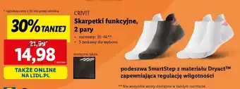 Lidl CRIVIT Skarpetki funkcyjne, 2 pary oferta