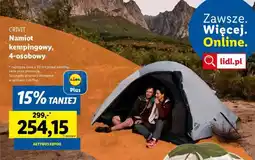 Lidl CRIVIT Namiot kempingowy, 4-osobowy oferta