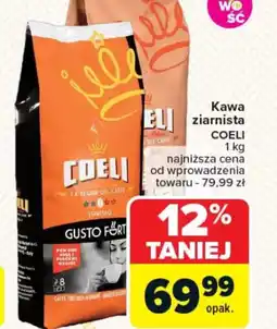 Carrefour Kawa ziarnista Coeli oferta