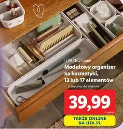 Lidl LIVARNO home Modułowy organizer na kosmetyki oferta
