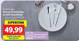 Lidl LIVARNO home Zestaw 24 sztućców ze stali szlachetnej oferta