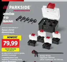 Lidl PARKSIDE PERFORMANCE Zestaw wierteł diamentowych oferta