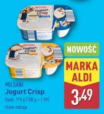 ALDI MILSANI Jogurt Crisp oferta