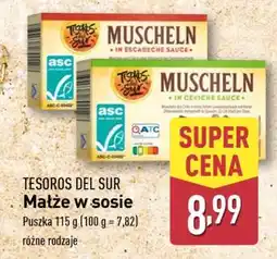 ALDI TESOROS DEL SUR Małże w sosie oferta