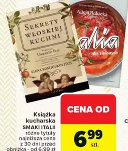 Carrefour Książka kucharska Smaki Italii oferta
