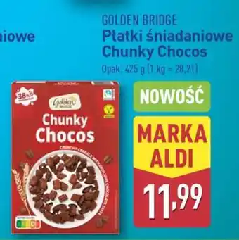 ALDI GOLDEN BRIDGE Płatki śniadaniowe Chunky Chocos oferta
