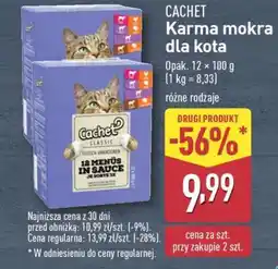 ALDI Cachet Karma mokra dla kota oferta