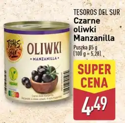 ALDI TESOROS DEL SUR Czarne oliwki Manzanilla oferta