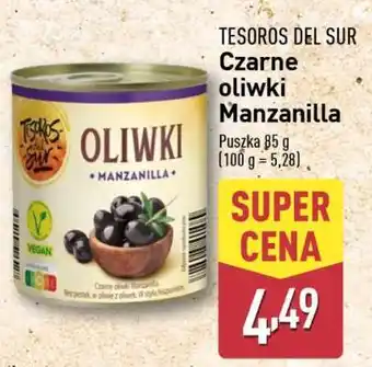 ALDI TESOROS DEL SUR Czarne oliwki Manzanilla oferta