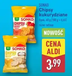 ALDI SONKO Chipsy kukurydziane oferta