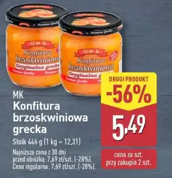 ALDI MK Konfitura brzoskwiniowa grecka oferta