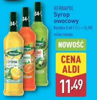 ALDI HERBAPOL Syrop owocowy oferta