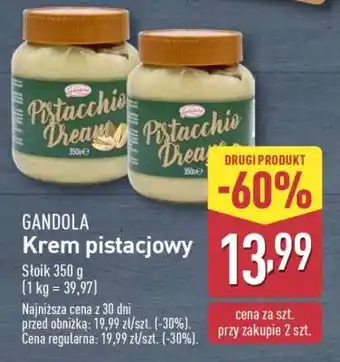 ALDI GANDOLA Krem pistacjowy oferta