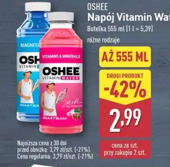 ALDI OSHEE Napój Vitamin Water oferta