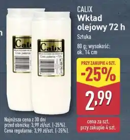 ALDI CALIX Wkład olejowy 72 h oferta
