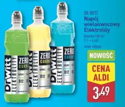 ALDI DR WITT Napój wieloowocowy Elektrolity oferta
