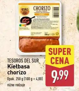 ALDI TESOROS DEL SUR Kiełbasa chorizo oferta