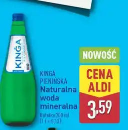 ALDI KINGA PIENIŃSKA NATURALNA WODA MINERALNA oferta