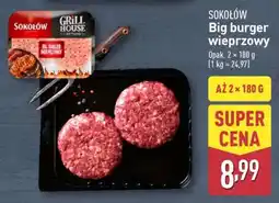 ALDI Sokołów Big burger wieprzowy oferta