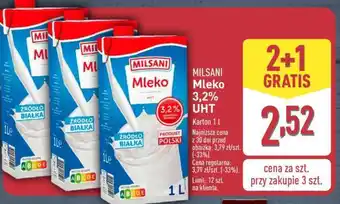 ALDI MILSANI Mleko 3,2% UHT oferta
