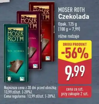 ALDI MOSER ROTH Czekolada oferta
